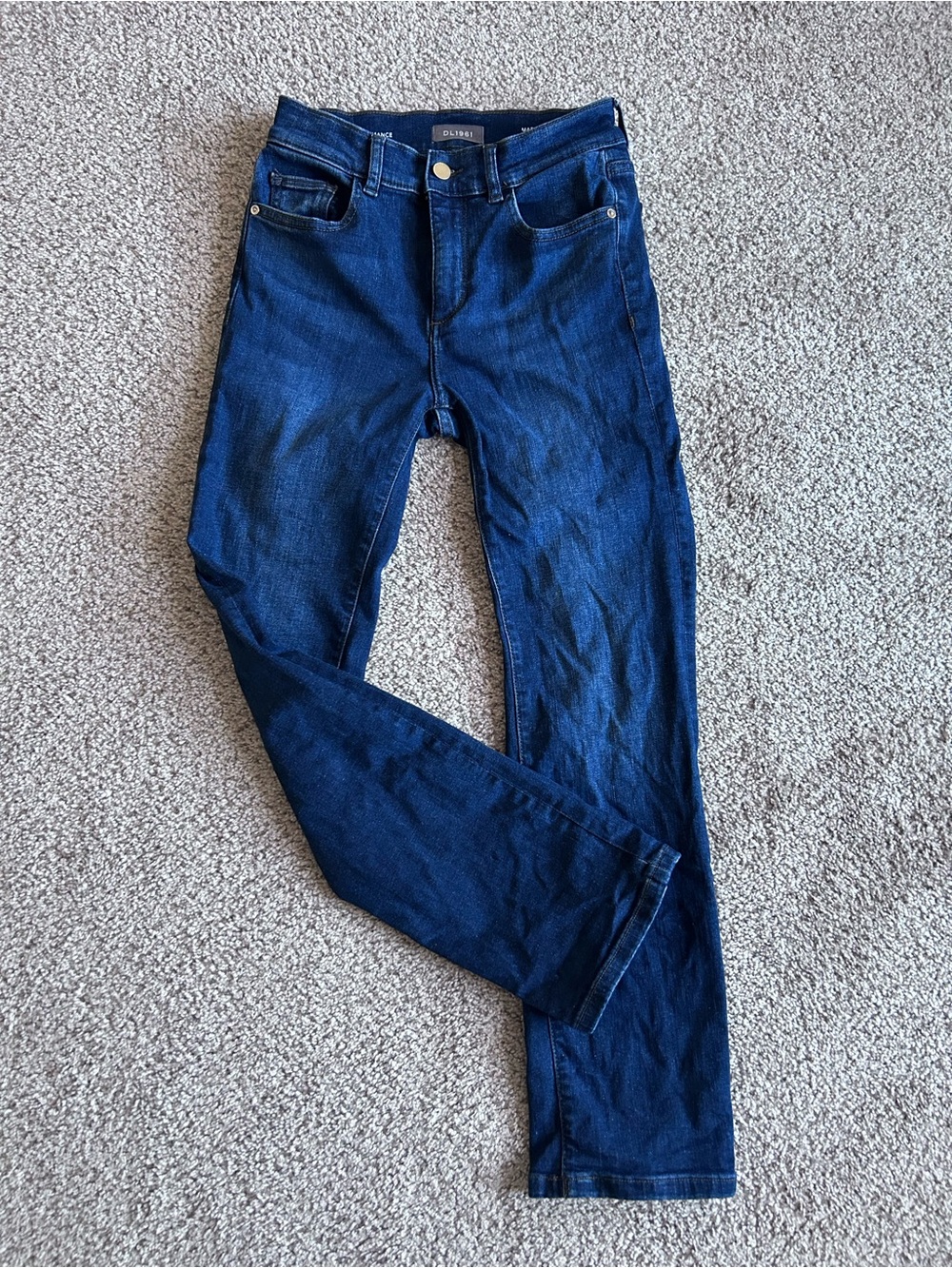 DL1961 Mara Straight Mid Rise Instasculpt Ankle Jeans Performance Size 26